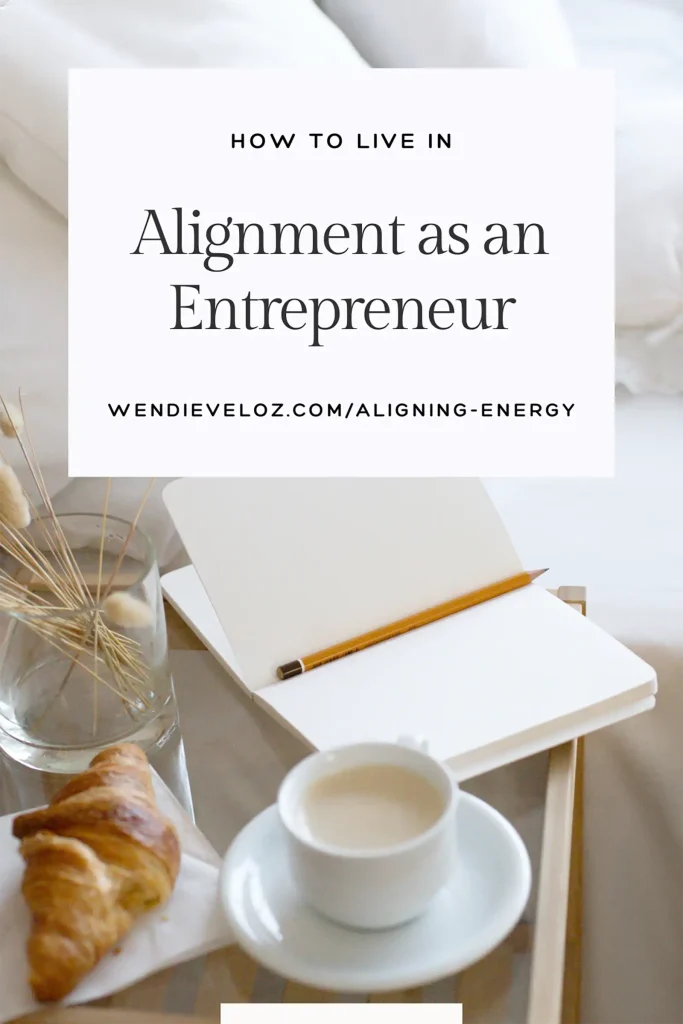 Wendie Veloz coaches entrepreneurs who are seeking alignment and balance.