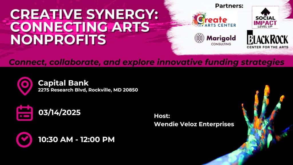 Creative Synergies Arts nonprofits meeting March 2025
